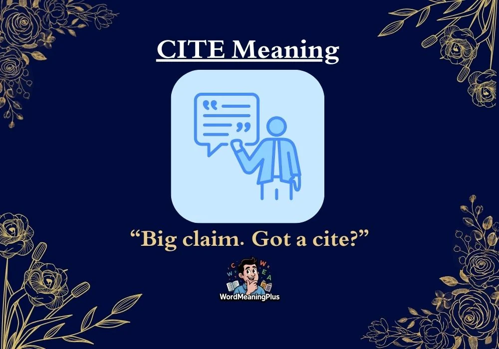 CITE Meaning