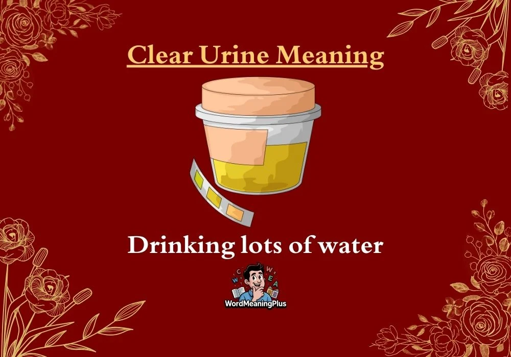 Clear Urine Meaning