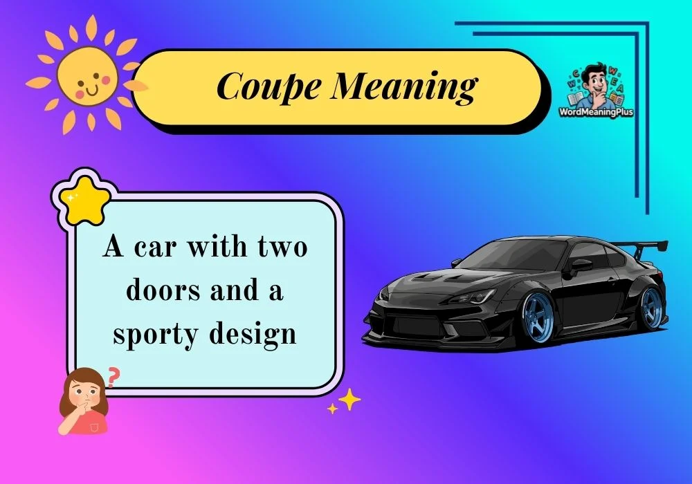 Coupe Meaning