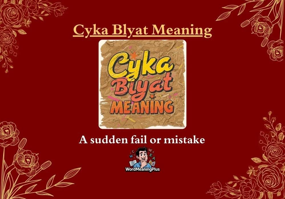 Cyka Blyat Meaning