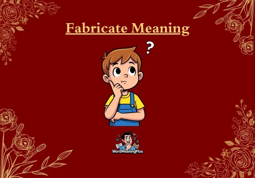 Fabricate Meaning