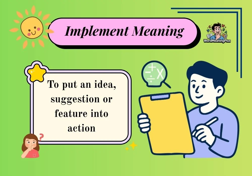 Implement Meaning