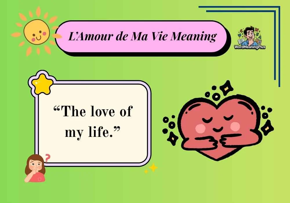 L’Amour de Ma Vie Meaning