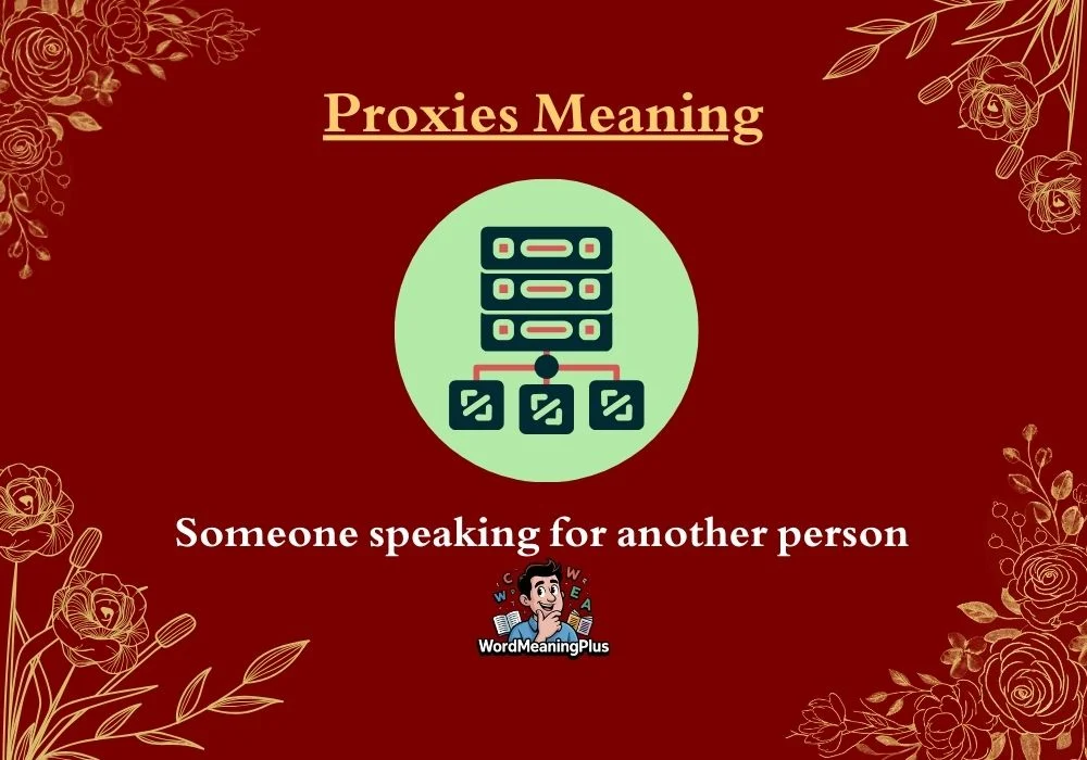 Proxies Meaning