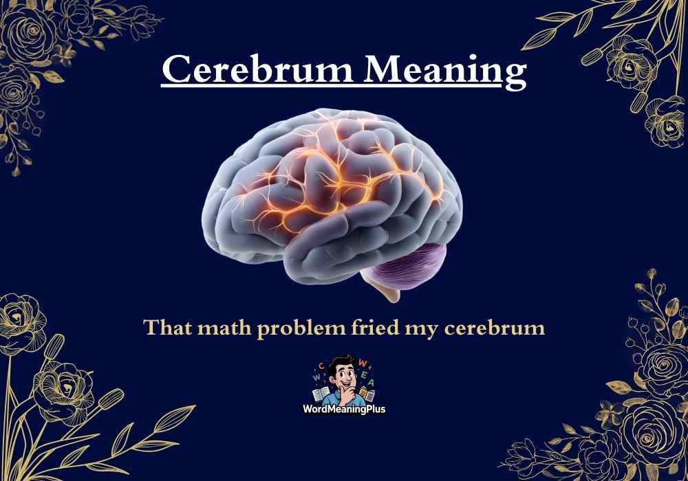 Cerebrum Meaning