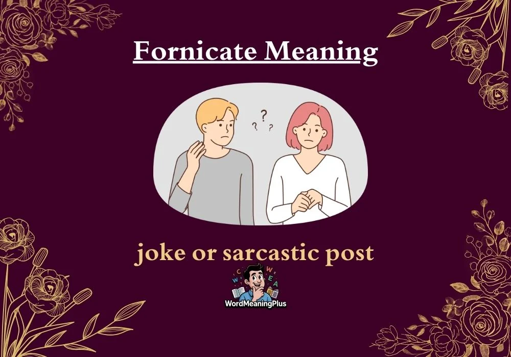 Fornicate Meaning