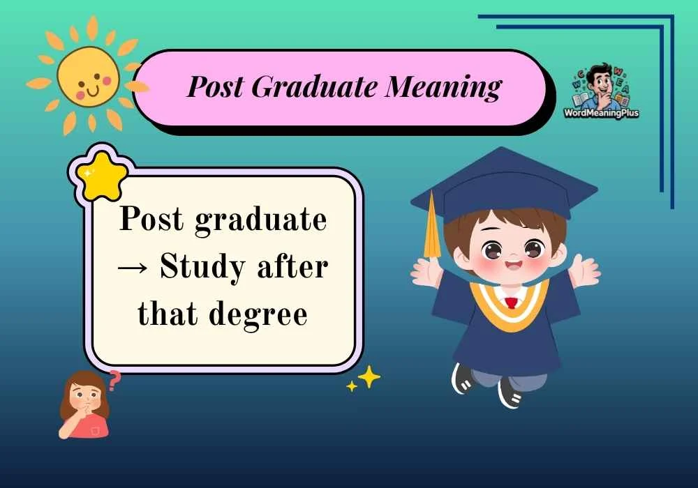 Post Graduate Meaning