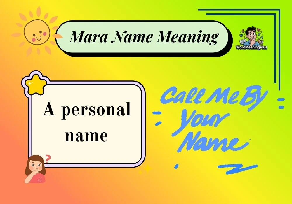 Mara Name Meaning